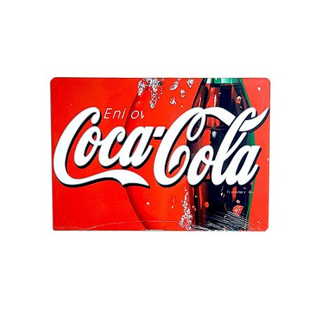 Placa Decorativa MDF 28x20 Coca-cola fundo vermelho - Dora Presentes - A  maior loja de decoração e presentes da Saara-RJ