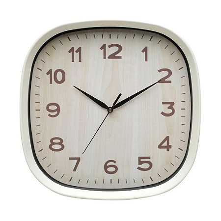Relógio Parede Vintage Wood 30x5x30cm