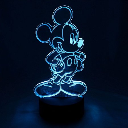 Luminária Led Mickey Mouse