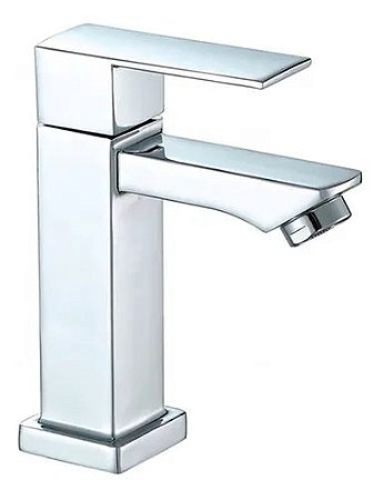 Torneira Banheiro Lavabo Pia Luxo Quadrada ¼ De Volta