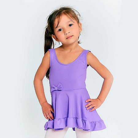 COLLANT COM SAIA E LAÇO COM STRASS INFANTIL