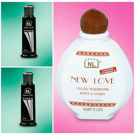 Dois Fines e uma Loção New Love Nawts Life Promoção