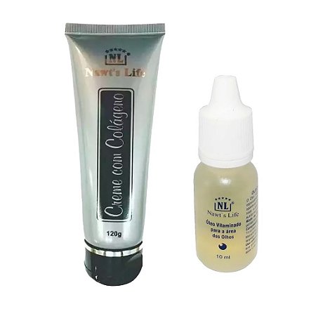 Creme Facial Com Colágeno E Óleo Vitaminado de Brinde Nawts Life