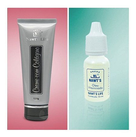 Kit Com Colágeno, E Óleo Vitaminado De Brinde Nawts Life
