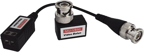 VIDEO BALUN PASSIVO - PAR TRANCADO - KIT 2 PCS - 180G+90G - Importado