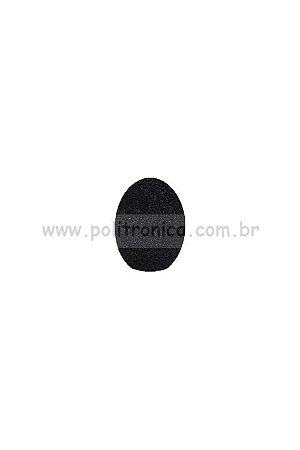 Espuma (Protetor) para Microfone de Lapela/Headset - PL1 - Preta - Lika