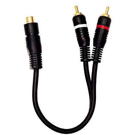 Cabo 1 RCA J / 2 RCA P - Y - Gold - 20 Cm - Importado