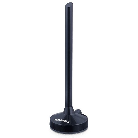 Antena Interna VHF/UHF/FM/HDTV Digital/4K - Cabo 2,5M - DTV-100P - Aquário