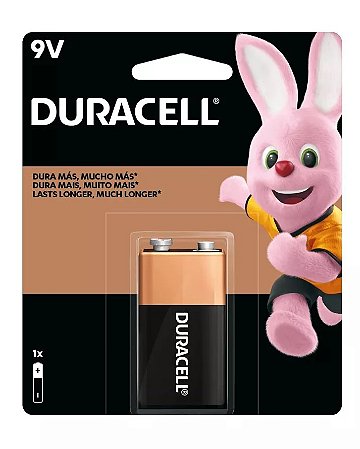 Bateria Alcalina 9V MN1604 Duracell – Mais Energia e Durabilidade