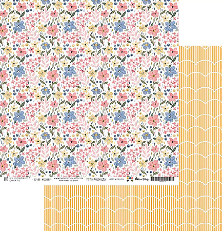 Papel Scrapbook 06 - My Memories Crafts - Coleção Minhas Celebrações