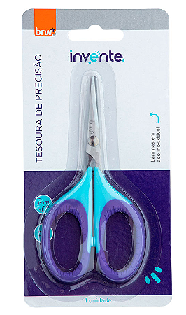 Tesoura de precisão para artesanato 11cm - BRW