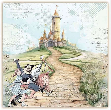 Papel Scrapbook 01 - Dany Peres - Coleção Dorothy