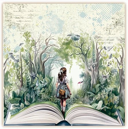 Papel Scrapbook 03 - Dany Peres - Coleção Dorothy