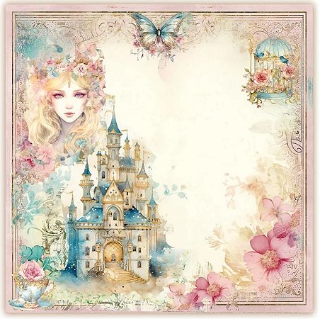 Papel Scrapbook 04 - Dany Peres - Coleção Dorothy