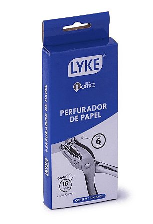 Perfurador de Papel para até 10 folhas - LYKE
