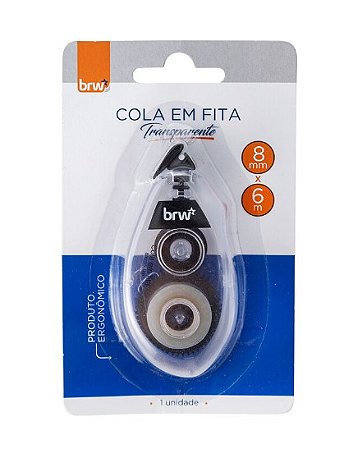 Cola em Fita BRW 8 mm - 6 metros