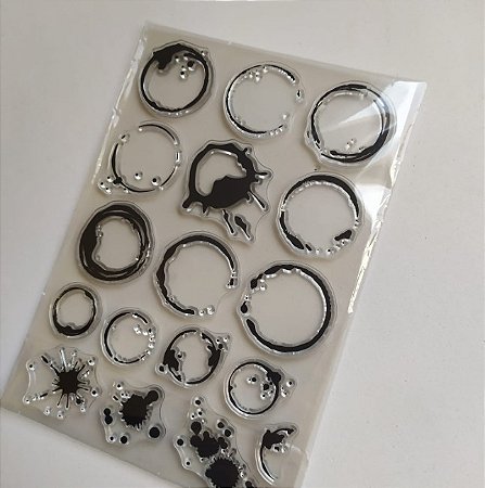 Carimbo de silicone Manchas e Respingos