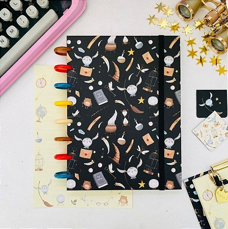 Caderno de Discos A5 com Folhas Decoradas Buendia - Magia