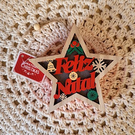 Luminária Decorativa - Estrela de Natal