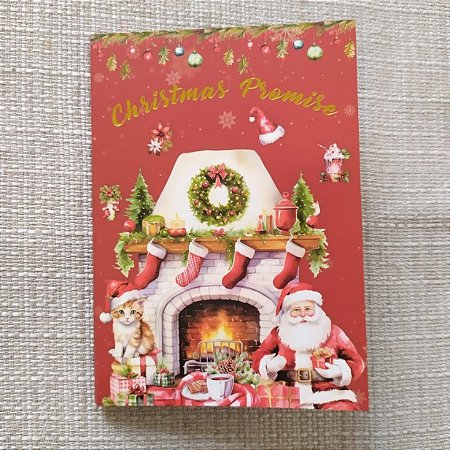Bloco de Adesivos Christmas Promise - Snow Red Boots