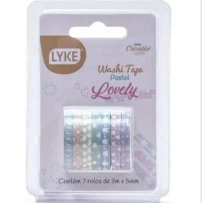 Washi Tape Pastel Lovely - Lyke