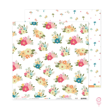 Papel Juju Scrapbook Curta Cada Momento - Coleção Lar Doce Mar