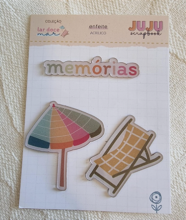 Acrílico Memórias - Coleção Lar Doce Mar