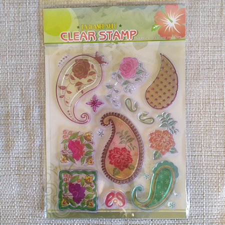 Carimbo de Silicone  Arabescos