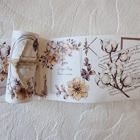 Loop Washi Tape Flores de Algodão