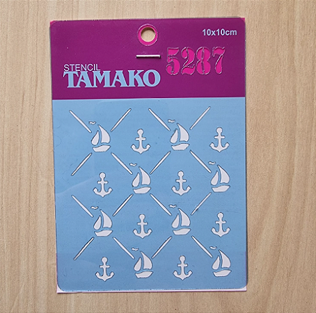 Stencil Tamako 10x10cm Estampas (5287)