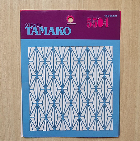 Stencil Tamako 14x14cm Estampa Geométrica (5504)