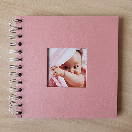 Álbum para Scrapbook Folhas Pretas 17x17cm