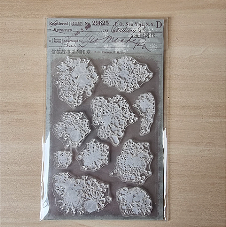 Cartela De Carimbo de silicone - Flocos de Neve