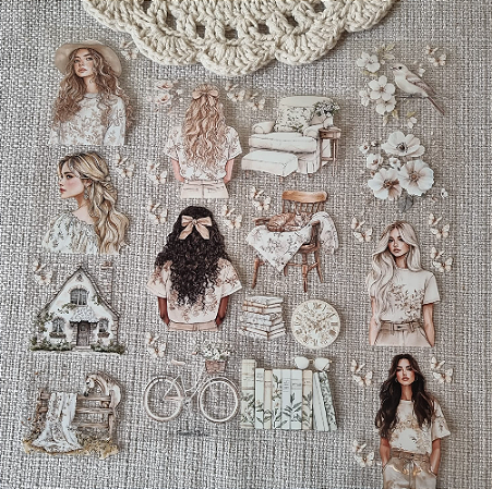 LOOP PET Tape Cristal Destacável Essenciais 1 - Papel Retrô