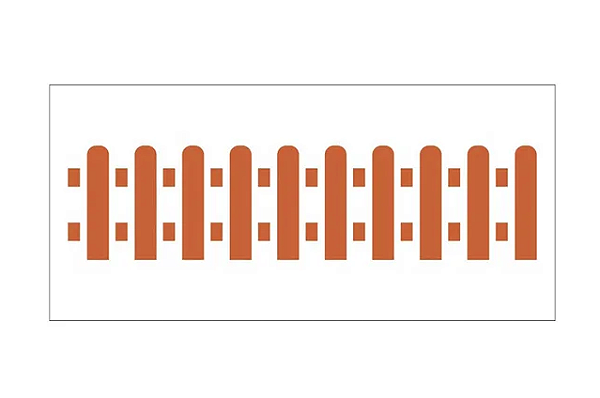 Stencil Tamako 7x15cm Cerca (8128)