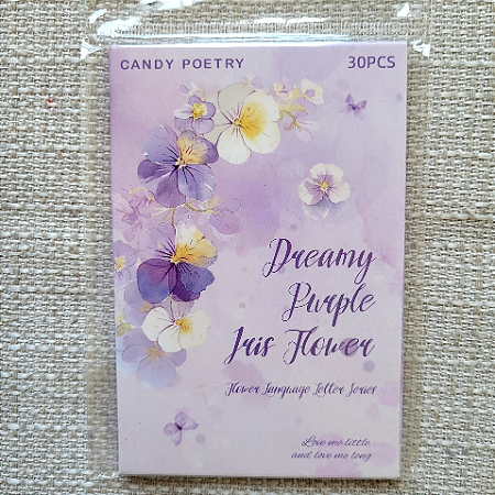 Bloco de Papéis e Vellum 30 pcs - Dreamy Purple