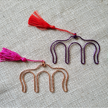 Prendedor de Página Vintage com Pingente