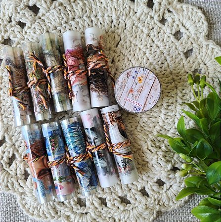 Kit "Um de Cada Loops" Papel Retrô - Lançamento Janeiro 2026