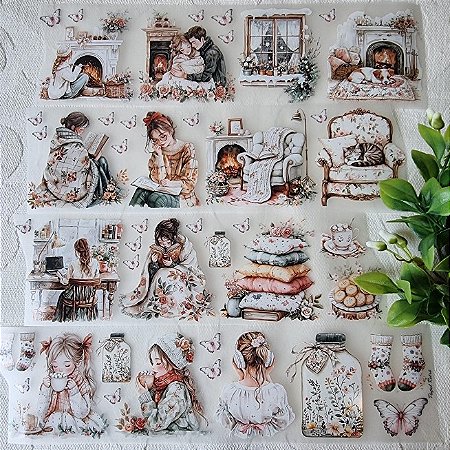 LOOP Pet Tape Papel Retrô - Delicadeza Vintage 2