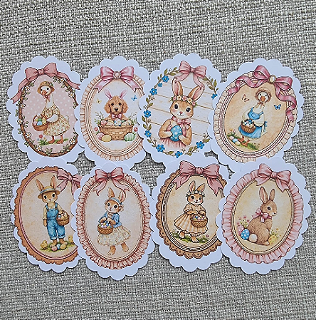 Die Cuts Páscoa Papel Retrô