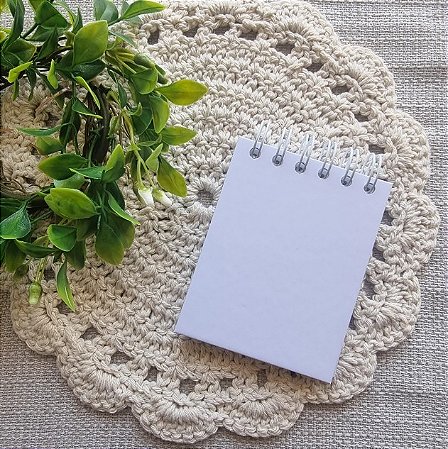 Caderno para Colagem Papel Retrô - Capa Dura A7