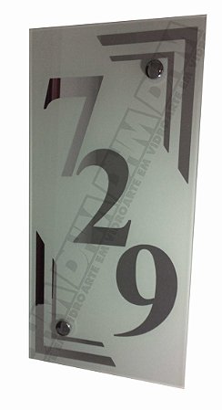 Número Residencial Personalizado em espelho