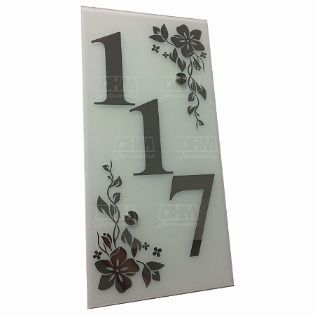 Número Residencial Personalizado em espelho