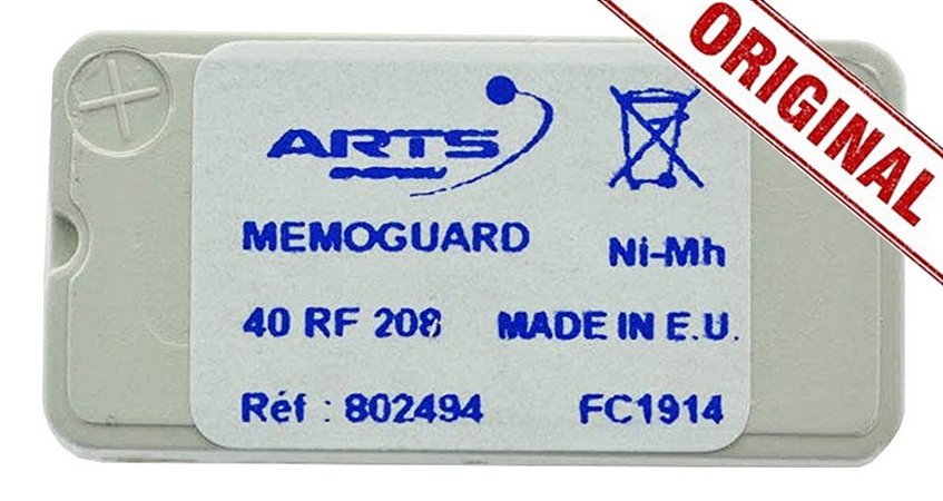 Arts Saft Memoguard 2.4V 80mAh NI-MH 40RF208 Bateria 40RF204 40RF207 REF 802494