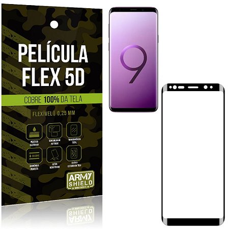 Película Indestrutível Flex Galaxy S9 Plus Não Trinca E Cobre A Tela Toda Armyshield