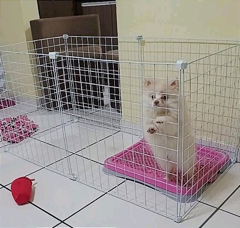 CERCADO PARA CACHORRO DE PEQUENO MÉDIO PORTE (06 TELAS)