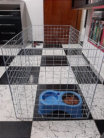 CERCADO PARA CACHORRO DE PEQUENO MÉDIO PORTE ( 06 TELAS 60 X 60 )