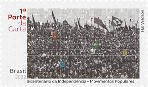 2022  Bicentenário da Independência – Movimentos populares (mint)