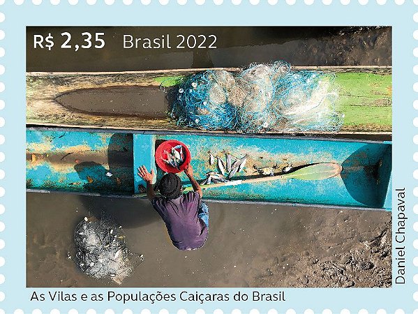 2022 -  Selo As Vilas e Populações Caiçaras do Brasil (mint)