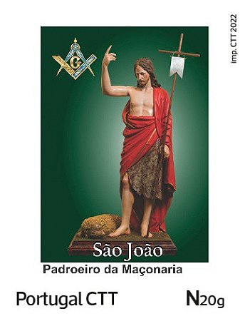 2022 Portugal - São João - Padroeiro da Maçonaria (personalizado)